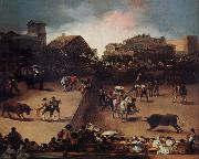 Francisco de goya y Lucientes The Bullifight Sweden oil painting artist